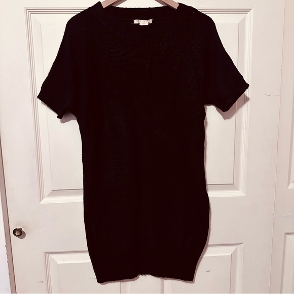 Tulle | Dress | Tulle Black Sweater Dress - Picture 1 of 10